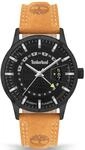 Timberland Herren Armbanduhr Bergeron in der Farbe Schwarz mit Lederarmband,
