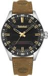 Timberland Herren Armbanduhr Calverton in der Farbe Schwarz mit Lederarmband,