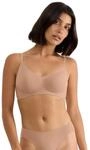 Sloggi Zero Feel Pure Soft Bra Nostalgic Brown