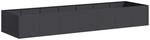 vidaXL Pflanzk&uuml;bel Schwarz 280x80x40 cm Stahl