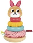 Goula Stacking Rabbit - Stapelhase &ndash; Sensorisches Stapelspielzeug mit