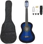 vidaXL Klassikgitarre Set 8-TLG. f&uuml;r Anf&auml;nger Amateurmusiker Klassisch Gitarre