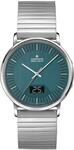 JUNGHANS Herrenuhr Funk Milano Mega Solar Stahl/Blau 56/4621.44