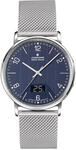 JUNGHANS Herrenuhr Funk Milano Mega Solar Milanaise/Dunkelblau 56/4629.44 |...