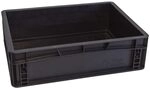 WETEC Lagerbeh&auml;lter mit Unterfassgriff, ESD, 600 x 400 x 170 mm (Lagerbox Box...