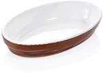 WAS 4950 240 Serie Bavaria Porzellan Backform, Braun, 24cm L&auml;nge, 14cm Breite,...