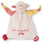 NICI Schmusetuch Lamm 24 Stunden Job 25x25 cm &ndash; Schnuffeltuch ab 0+ Monaten &ndash;