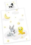 Herding Looney Tunes Bettw&auml;sche-Set "Made in Green", Kopfkissenbezug 40 x 60 cm,