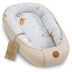 Babynest Neugeborene Nestchen Baby 50x90cm - Kokon Handmade zweiseitig aus Baumwolle
