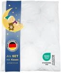 ZOLLNER Kinder & Kleinkinder Premium Daunenbettdecke - 90% Daunen und 10% Federn -