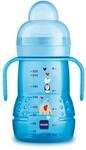 MAM Trainer-Tasse, mit Sauger aus Skinsoft Silikon, auslaufsicher, leicht zu greifen,