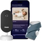 Owlet Dream Duo &ndash; Smartes Babyphone mit App | Sensorbasierte Baby&uuml;berwachung mit