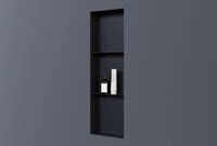 Bernstein&reg; Wandnische aus Edelstahl NT309010X 30 x 90 x 10 cm randlos mit...