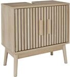 Home Deco Factory, HD0222, Waschtischunterschrank, Modell Klaus, Natural Crush