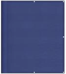 vidaXL Balkon-Sichtschutz Blau 120x700 cm 100% Polyester-Oxford