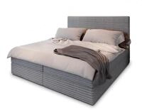 Masseno Boxspringbett PISA 180x200 cm Komplett-Set mit Matratze und Topper,