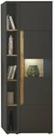 Aktenschrank Set in grau matt und Wotan Eiche Stauraumschrank und Regal f&uuml;r