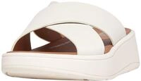 FitFlop F-Mode Flatform FW5-477, Women slides, White, 41 EU