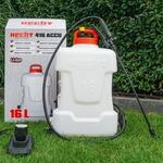 Hecht Starke R&uuml;ckenspritze mit 2,5 Ah Lithium-Ionen Akku I gro&szlig;er 16 Liter