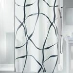 Spirella Ribbon Pearl Black 120X200 DUSCHVORHANG Textil