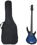 vidaXL E Bass f&uuml;r Anf&auml;nger, Elektrische Bassgitarre mit Tasche, Gitarre Guitar