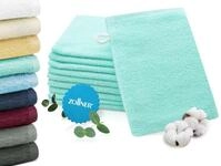 ZOLLNER 10er Set Waschhandschuhe in 16x21 cm - saugstarke und weiche...