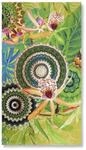HIP Family Strandtuch Liegetuch Saunatuch 100x180 Orchidee gr&uuml;n Yissa 30366-H