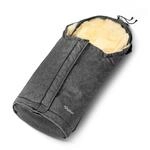 Fellhof HOCHS&Ouml;LDEN Kinderwagenfellsack graphit-melange | 40/45 x 86/106 cm |...