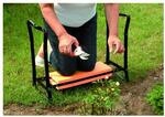 Floraworld Knie- und Sitzbank Classic, Schwarz, 60 x 28 x 47 cm