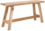 House Nordic Bank Barcelona Teak 90 cm Holzbank Hocker Gartenbank Sitzbank