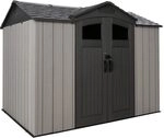 Lifetime Ohio Ger&auml;tehaus 3x2m Grau Kunststoff UV-best&auml;ndig Gartenhaus