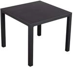 MR. DEKO Gartentisch Tarifa Aluminium 90x90 cm Dark Grey | Balkontisch...