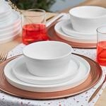 Karaca Salvare New Generation Bone Geschirr-Set f&uuml;r 6, 18-teilig, Teller und
