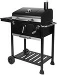 Royal Gourmet Holzkohlegrill Barbecue Grillwagen Smoker Grill Campinggrill Holzkohle