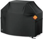 BBQ Abdeckhaube Premium Schutzhaube f&uuml;r Gasgrill schwarz (L 105 x 65 x 120 cm)