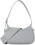 Valentino Schultertasche Umh&auml;ngetasche Samba Re Hobo Bag Grigio grau