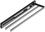 SOTECH Handtuchauszug Style 2-armig schwarz 415 mm Auszugsweg 300 mm...