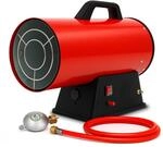 EBERTH 30 kW Direkt-Gasheizgebl&auml;se Heizkanone inlusive Schlauch und...