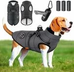 LOVPET&reg; Hundejacke Hundemantel mit Geschirr, inkl. 45 St&uuml;ck Kotbeutel +...