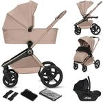 Lionelo Freya Kinderwagen 3 in 1 Kombikinderwagen Reisesystem (0-4 Jahre, bis 22 Kg)