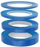Modelcraft Flexibles Abdeckband, 4 St&uuml;ck, blau, 1, 2, 3 und 6 mm