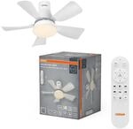 Osram LED-Deckenventilator Leste, Weiss, 21 W, 1.200 lm, 3000/4000/6500 K, 445 mm,