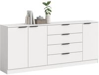 xonox.home &ndash; Kommode Kopenhagen 185x80x35 cm in Wei&szlig; &ndash; Elegante und Moderne