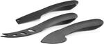 Philippi ONYX K&auml;semesser-Set, 3-teilig, PVD-beschichteter Stahl, Schwarz,