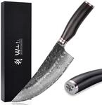 Wakoli Ebo Damastmesser Kochmesser I 20 cm Klinge aus 67 Lagen I Damast...
