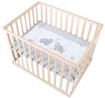roba Laufgitter Jumbotwins 75 x 100 cm inkl. Einlage - Mobiles Krabbelgitter mit