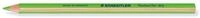 STAEDTLER trockener Textmarker Buntstift, neon gr&uuml;n, ergonomische Dreikantform,