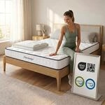Arensberger Lena Sport Matratze 160x200 cm | 21cm hoch, H3, Memoryschaum