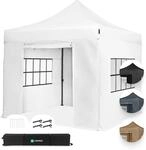 Vonroc Pavillon 3x3m Seitenw&auml;nde wasserdicht stabil - Partyzelt mit...