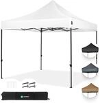 Vonroc Pavillon 3x3m wasserdicht stabil - Partyzelt EasyUp System [3Min Aufbau]...